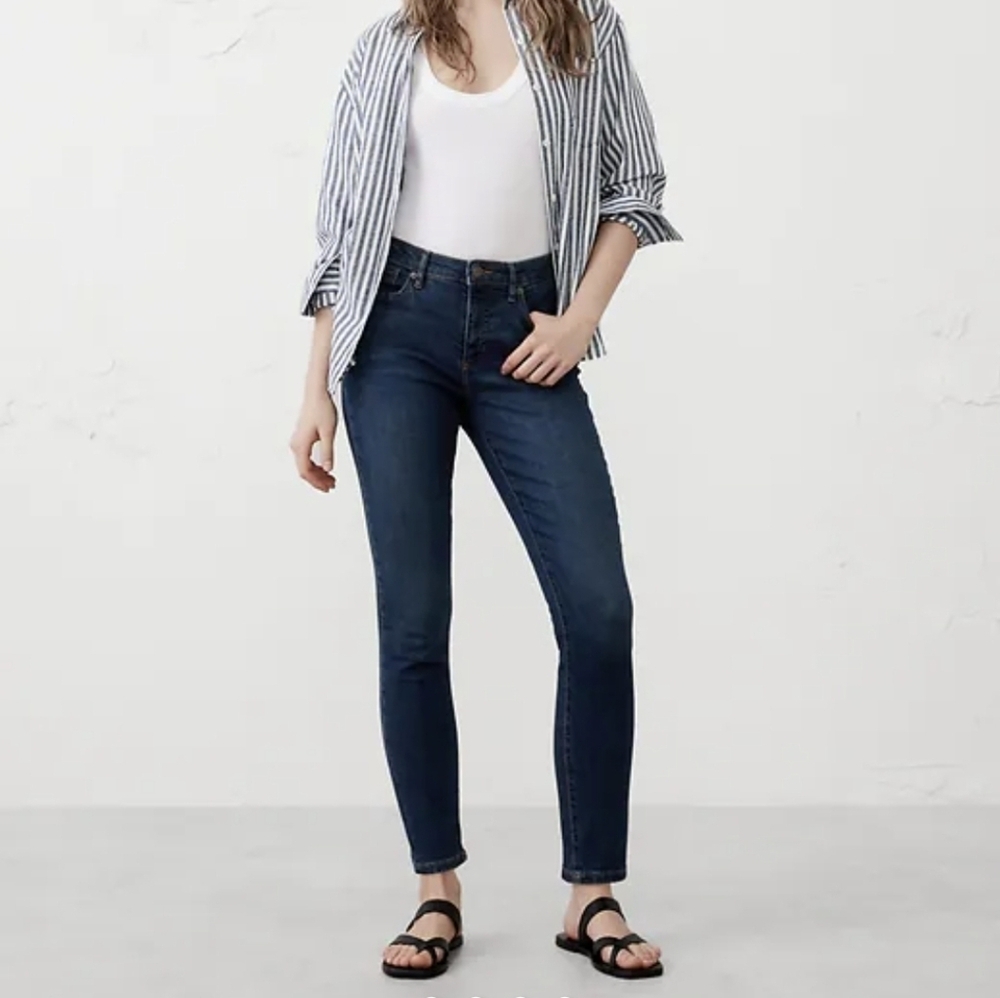 American Rag Cie Curvy Skinny Jeans Dark Wash High Rise Women's Size 9